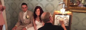 Wedding caricature artists