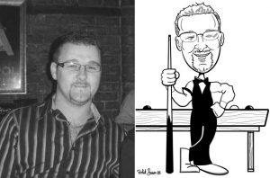 Black and White Custom Caricature