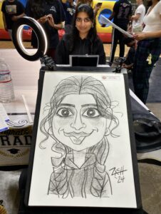 Grad-Night Gradnite Entertainment Seniors High-School Caricature Portrait-Caricatures Party-Entertainment Swag Personal-Keepsakes Mementos Gifts