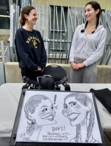 College University School Freshman Seniors Graduates Graduation S.F. Bay Area California Dorms Fraternities Sororities Caricatures Portraits Original-Art Traditional-Caricatures Portrait-Sketches Party-Entertainment Swag Personal-Keepsakes Mementos